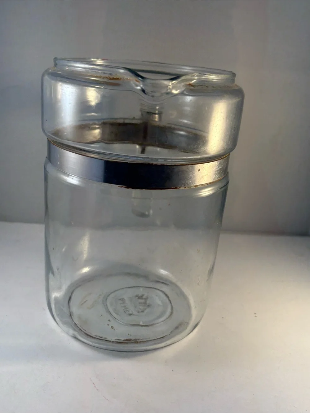 Vtg Pyrex Flameware 6 Cup Glass Coffee Percolator Pot Carafe Replacement No Lid